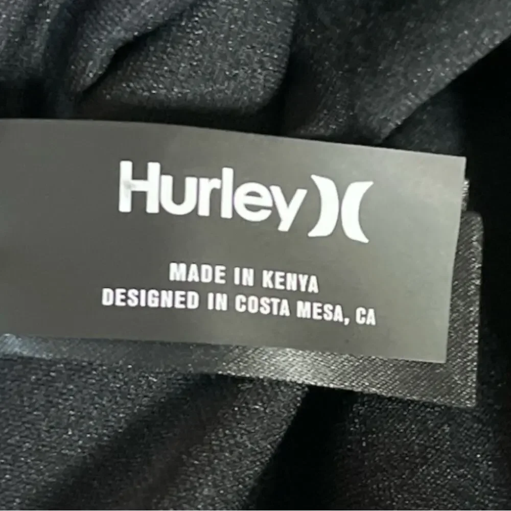 Hurley Women's UPF 50+ Sun Protection One Piece Swimsuit Adjustable Size L